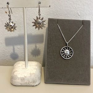 Sterling silver Sun ster set